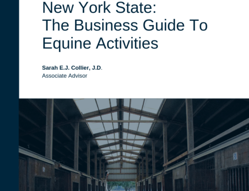 “Being In the Know” as an Owner-Operator of Equine Facilities in New York State