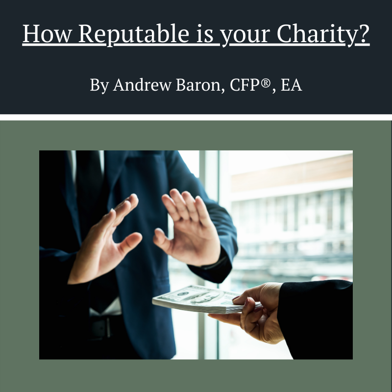 How Reputable is your Charity?