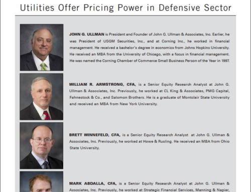 Utilities Offer Pricing Power in Defensive Sector – The Wall Street Transcript