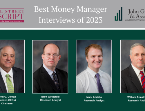 John G. Ullman & Associates, Inc. Earns Recognition in Wall Street Transcript’s Best Money Manager Interviews of 2023