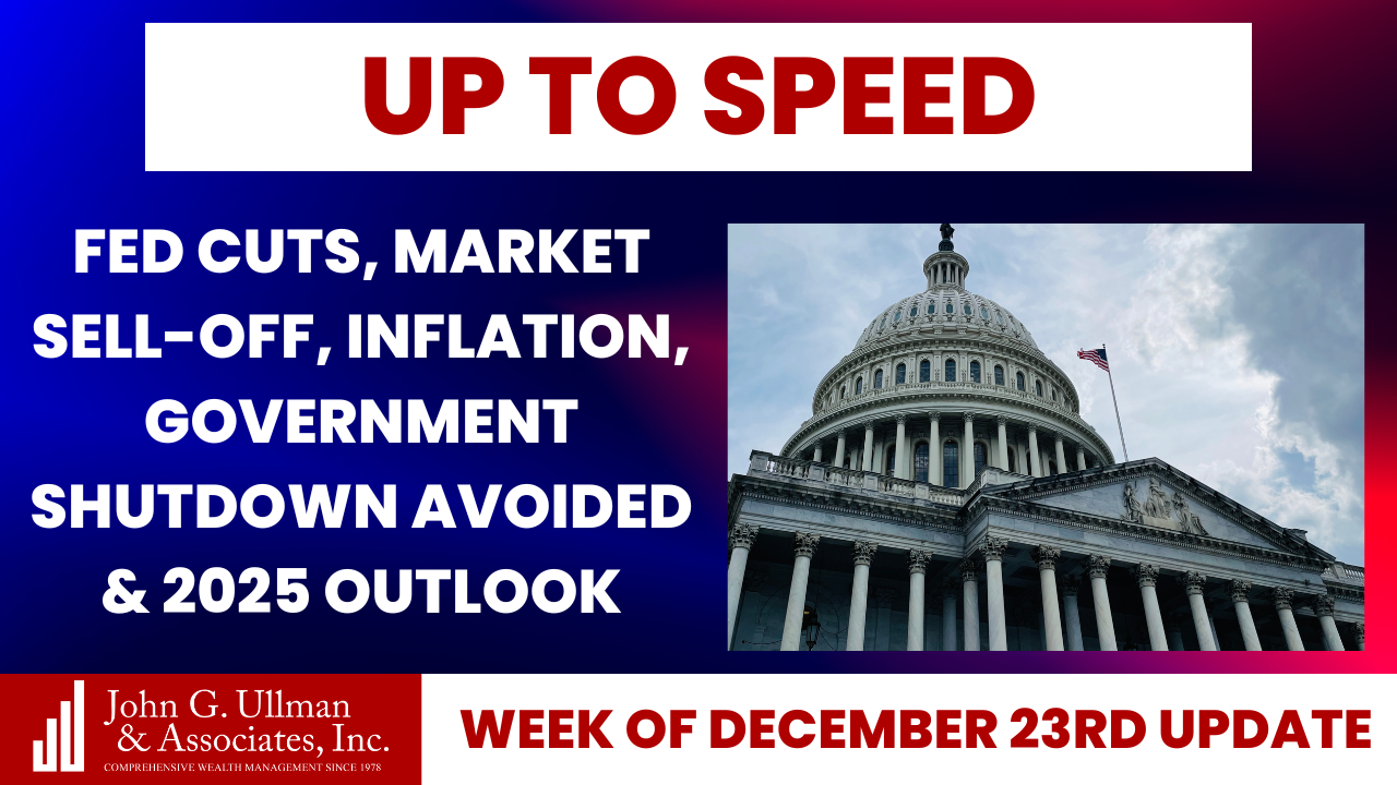 Fed Cuts, Market Sell-Off, Inflation, Government Shutdown Avoided & 2025 Outlook